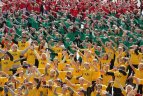 Masinis šokis subūrė 700 dalyvių