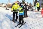 Kalnų slidinėjimo pamokos Žvėryne.