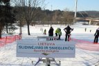 Kalnų slidinėjimo pamokos Žvėryne.